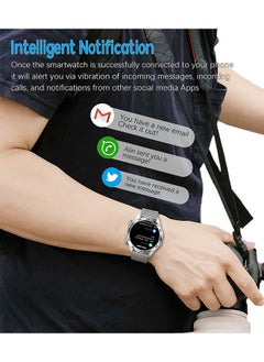 RollsTimi  Smart Watch for Men 1.52" HD Military Sports Fitness Tracker Men's Smartwatch for Men with LED Flashlight, IP67 Waterproof Smartwatch with Heart Rate Sleep Monitor for iOS Android  - Image 5