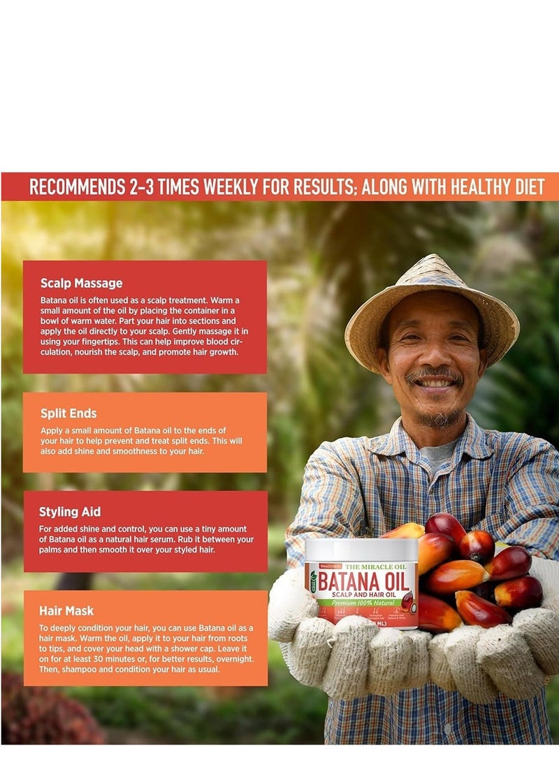 زيت باتانا لعلاج فروة الرأس 4 أونصة 118.29 مل - Image 3