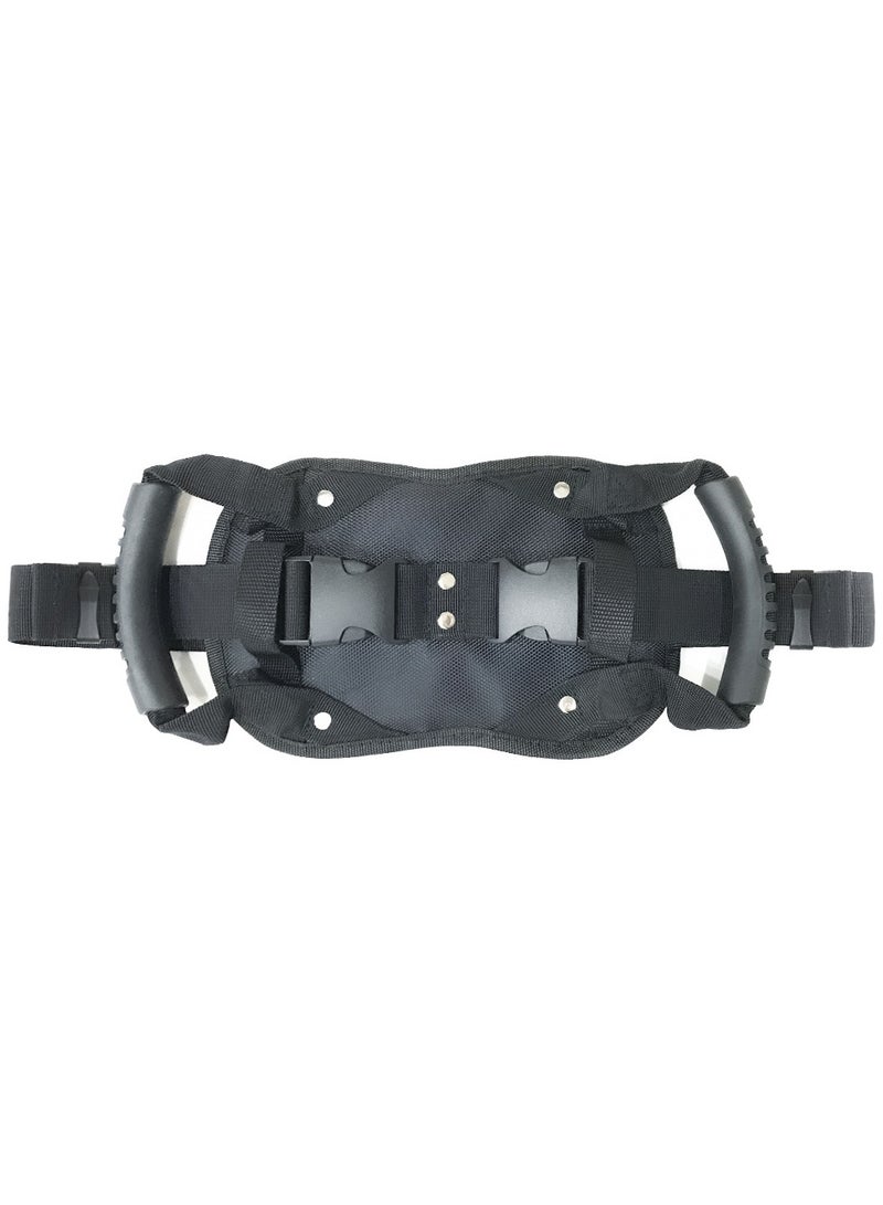 عام **مقابض مساعدة لراكب الدراجة النارية - مصنوعة من الأوكسفورد، قابلة للتعديل لسلامة الراكب الخلفي (زوج واحد)** - Image 4