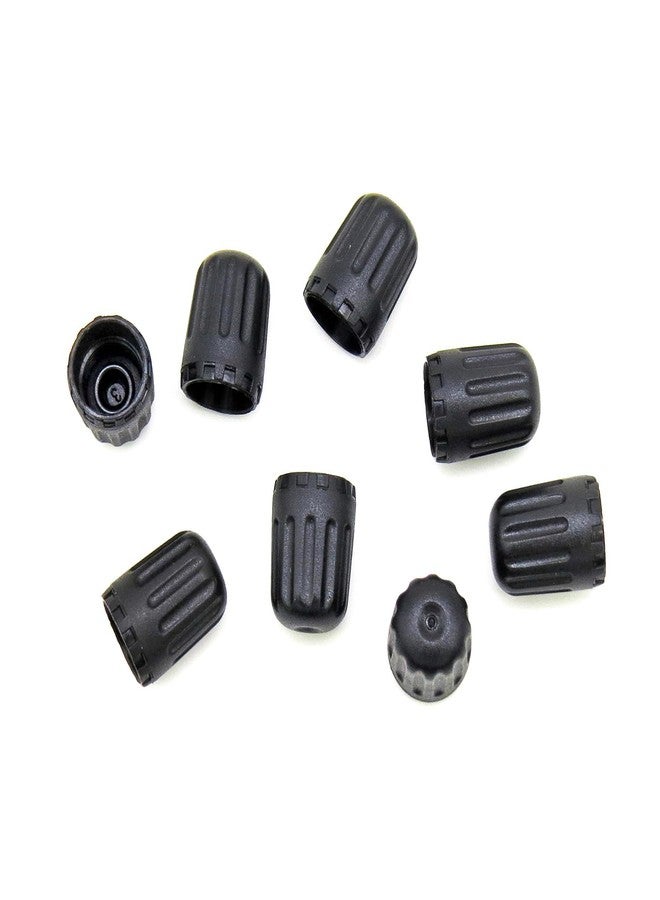 TPMSCENTER OEM Plastic Valve Stem Covers Black with Rubber Seal Car Tire Valve Caps Original for 17-20008 GM Ford TPMS Snap-in Valves, Tire Replacement Valve Stem Caps (8 Pack) - Image 5