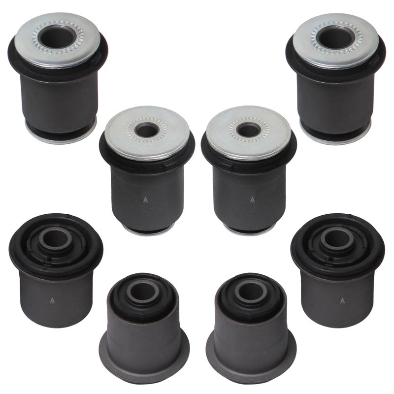 AUTOACER 8 piece Complete Front Upper Lower Control Arm Bushing Kit for Tacoma 20052015 4Runner 20032009 FJ CRUISER 20072014 GX470 20012009 OEM 4863204020 4865460030 4865560030