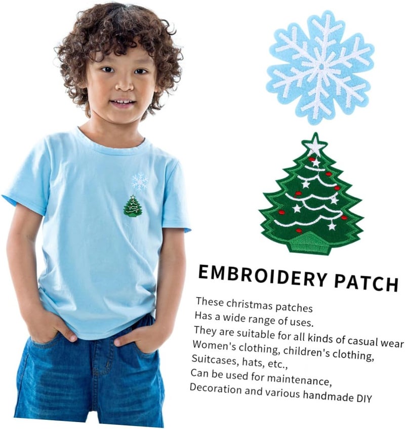 Batch consistent craftsmanship PRETYZOOM 20 Pcs Merry Christmas Patches Embroidered Cloth Polyester Applique Patches Iron-on Non-Woven for Clothing Jackets Hats DIY Holiday Decorations Classic practical design Elegant upgraded practical design Year round in stock Backup reserve local stock Fast intercity distribution Working day delivery service Periodic restock local Various color options Practical versatile construction All need matching options Pre-sale confirmed stock Repeated assemble detach compatible Field test upgraded craftsmanship Ready goods scheduled ship Extra part combo compatible Permanent & temporary usable Integrated warehouse solution Simplified versatile design Wide range expanded design Affordable purchase options Local trackable shipment Chemical free Multiple options Market demand focused build - Image 3