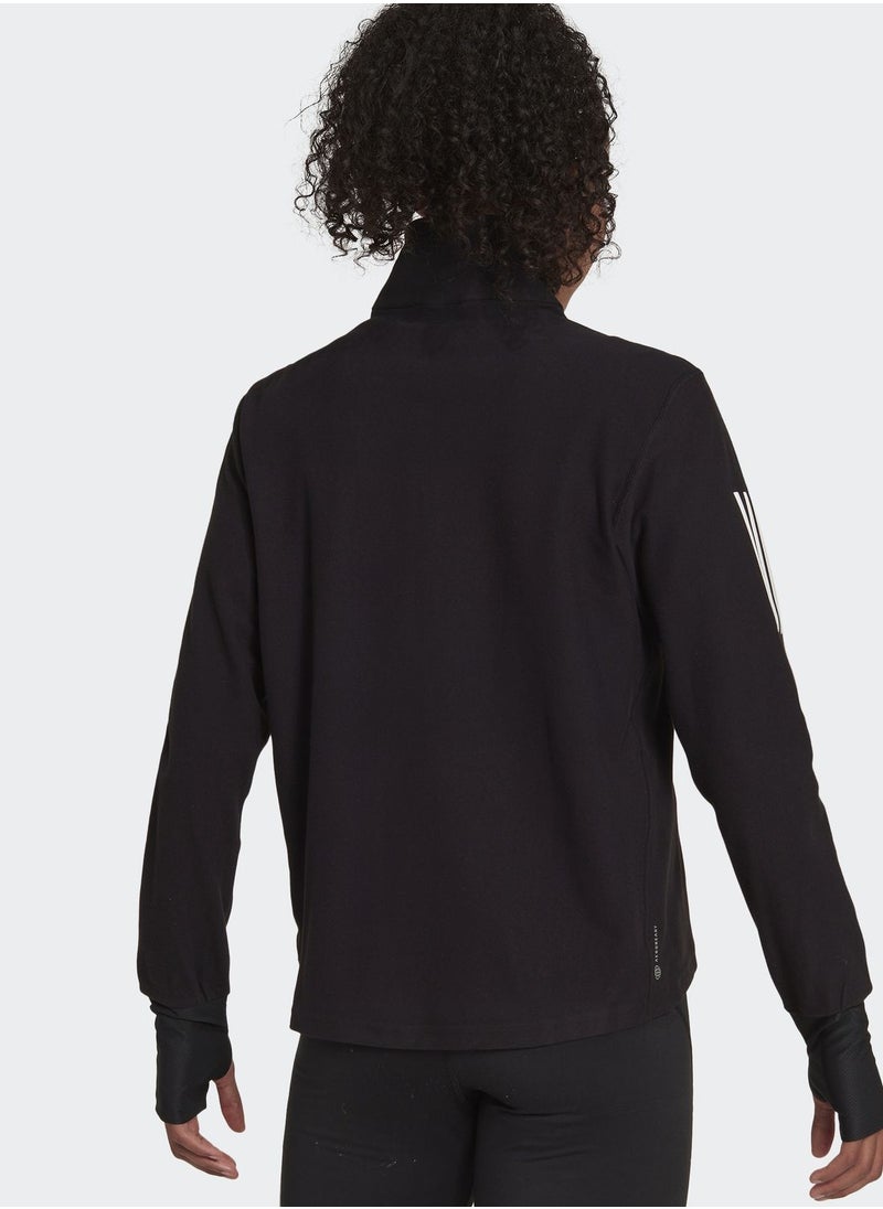 Adidas - Own The Run Running 1/2 Zip Sweatshirt - Image 1