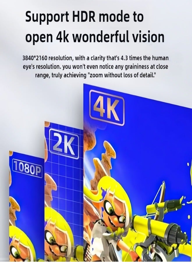 الصفحة الرئيسية كابل USB-C إلى HDMI (2 م) لأجهزة Switch 2/Switch 1 - 4K 60 هرتز، شحن سريع PD 100 واط، متوافق مع أجهزة Steam Deck و Samsung Dex و S21/S20/Note20/TabS7 4K. رفيق السفر الأساسي - Image 4