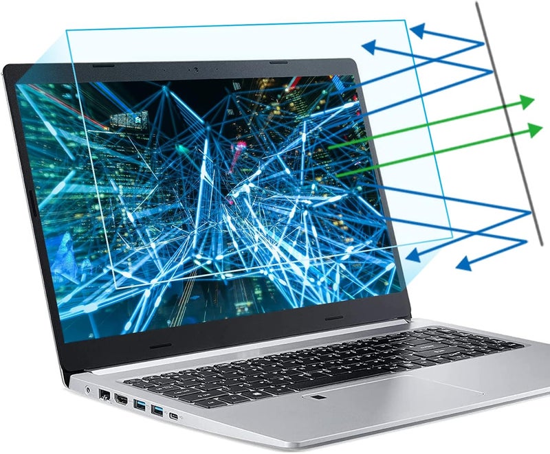 FFORITO 2-Pack 15.6 Inch Laptop Screen Protector -Blue Light and Anti Glare Filter, FORITO Eye Protection Blue Light Blocking & Anti Glare Screen Protector for 15.6ââ‚¬Â with 16:9 Aspect Ratio Laptop - Image 1