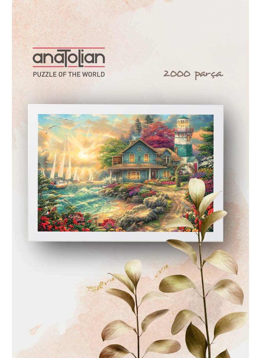 Anatolian 2000 Piece Puzzle / Blue Mansion - Code 3964  - Image 4