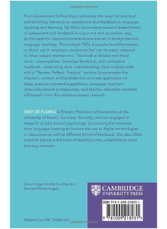 From Assessment to Feedback: Applications in the Second/Foreign Language Classroom