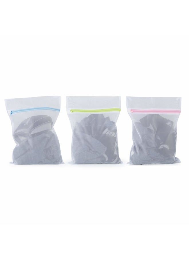 STARUBY 6 Pack Medium 16x12 Inch Mesh Laundry Bags with Colorful Zipper for Delicates, Blouses, Beanies, Socks, Underwear, Lingerie, Sweater, Travel Storage Bag - Image 3