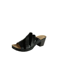 Michelle Morgan Michelle Morgan Ladies  Block Heel 221-2 Black  - Image 3