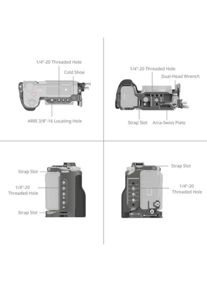 SmallRig HawkLock Quick Release Cage Kit for Sony ZV-E10 II - Image 4