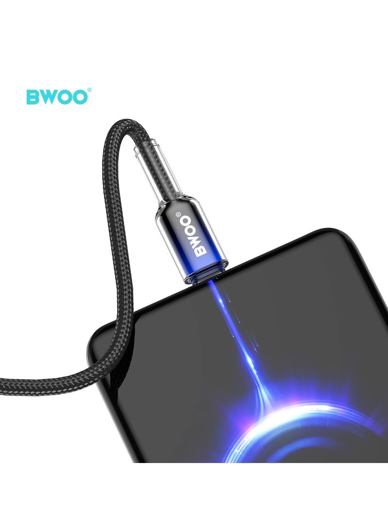 BWOO Usb-A To Type-C Fast Charging Data Cable Black - Image 3