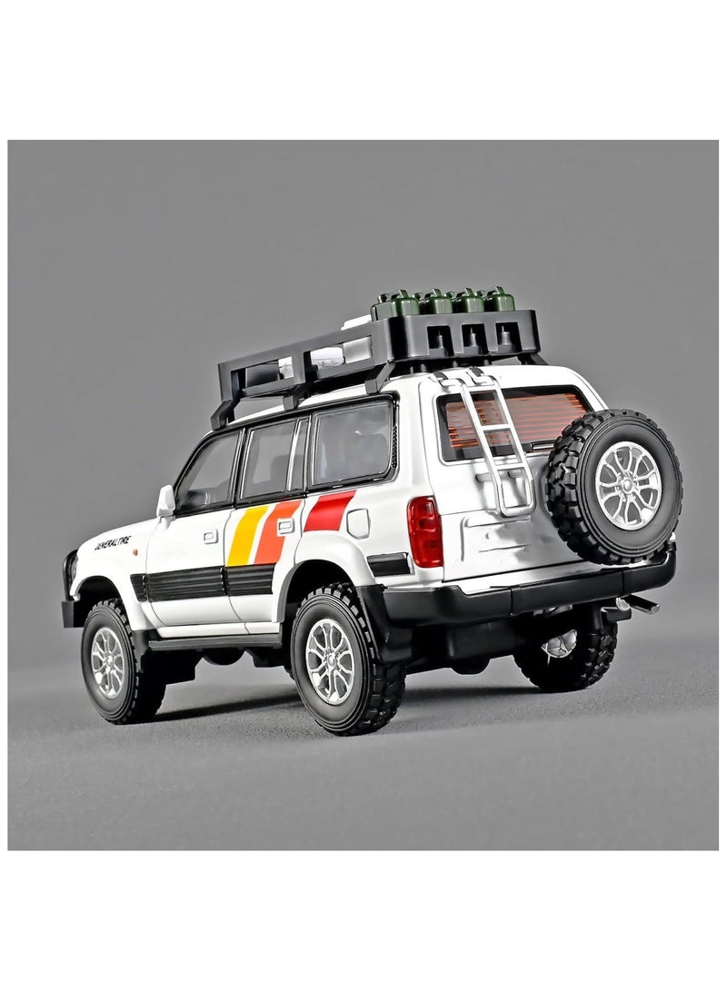 Diecast Car 1:24 SUV Cars Model Alloy Die Cast Sound And Light Pull Back Classic Luxury Vehicle Kids Toys Gift - Image 2