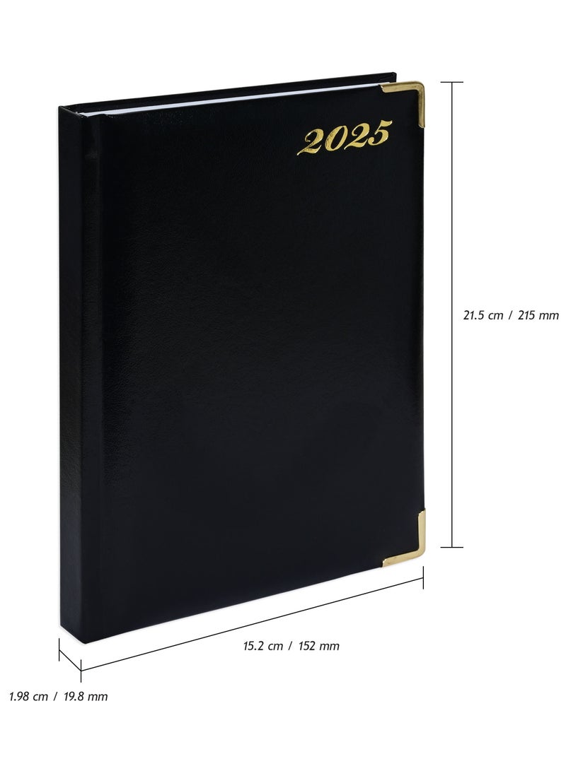 FIS FIS Diary 2025 English (Saturday & Sunday Combined) A5, Black - FSDI92E25BK  - Image 5