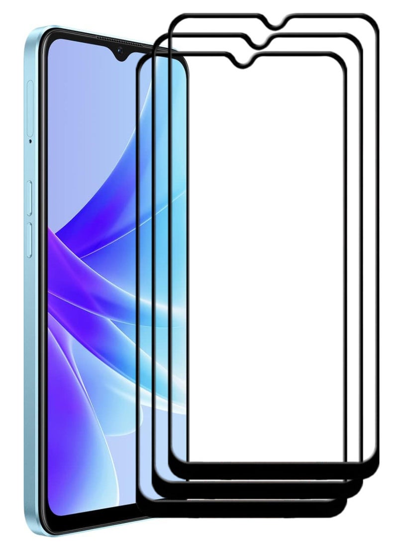 ACLIX 3 Pieces Antistatic ESD Dustproof Premium Quality High Definition Tempered Glass Screen Protector Designed For Oppo A77 4G - Image 1