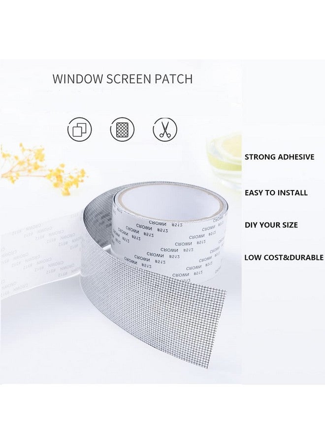 Rylan Mosquito net Patch Repair Tape | Strong Adhesive & Waterproof Window Mosquito net Covering Mesh Tape for Door Tears Holes Screen Patch Repair (200Cm X 5CM) Pack of 2 net Tape) - Image 2