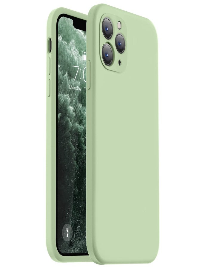 Vooii Compatible with iPhone 11 Pro Case, Upgraded Liquid Silicone with [Square Edges] [Camera Protection] [Soft Anti-Scratch Microfiber Lining] Phone Case for iPhone 11 Pro 5.8 inch - Matcha - Image 1