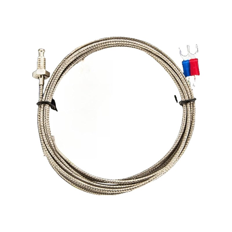 M6 Screw Type thermocouple PT100 Temperature Sensing line Controller Sensor(E Type 300cm) - Image 1