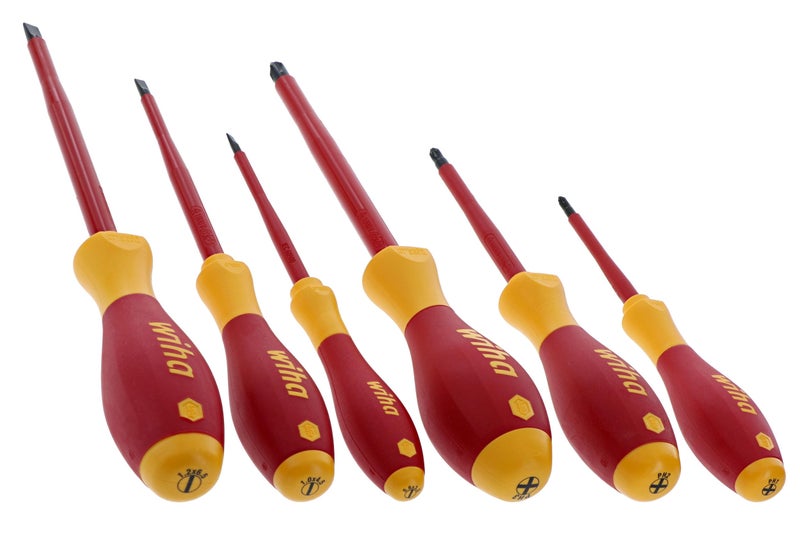 Wiha 32092 Slotted And Phillips Insulated Screwdriver Set, 1000 Volt - Image 4