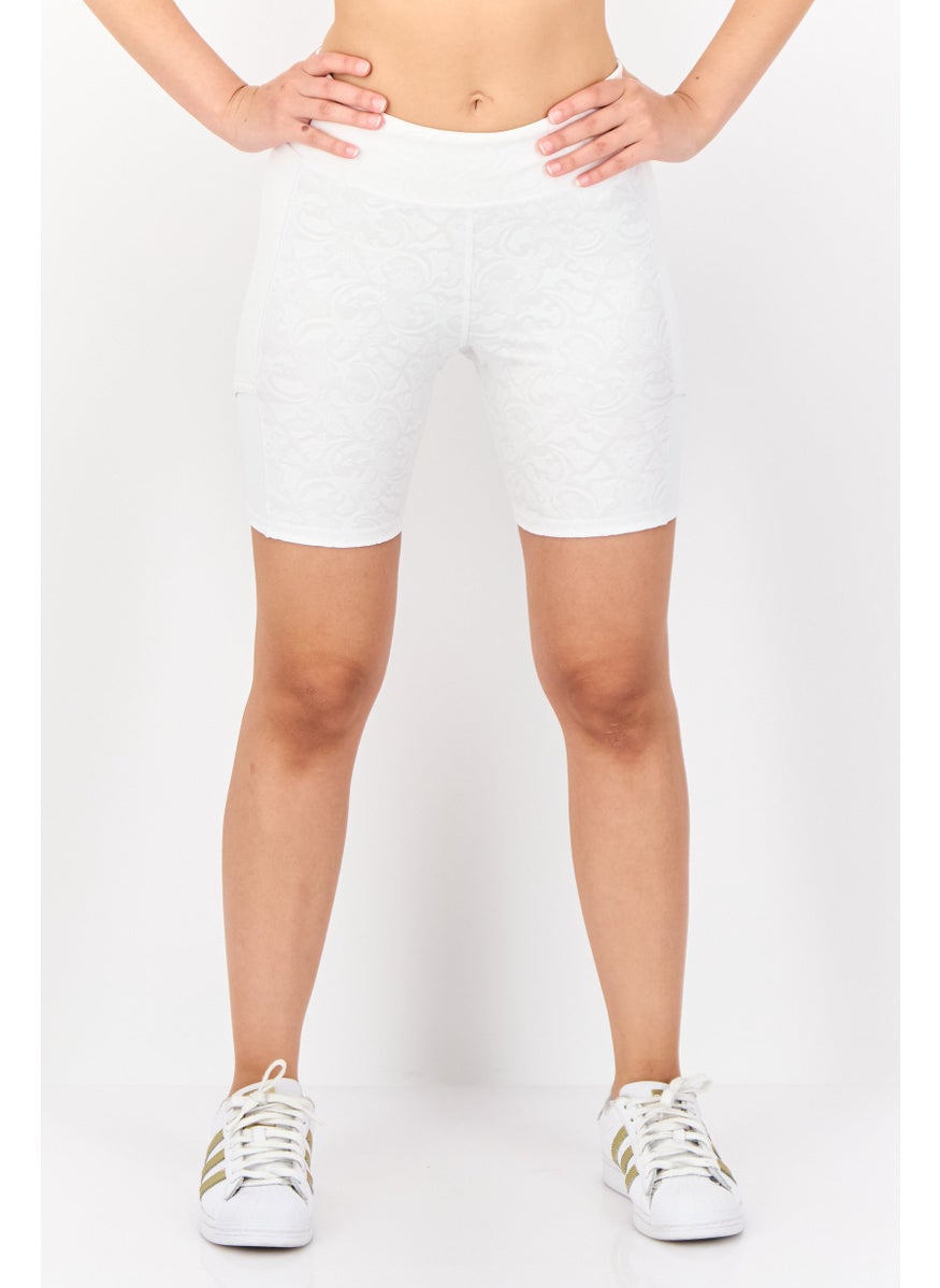 Adidas - Women 2 Pcs Sportswear Fit Tennis Skirts And Short, White - Image 1