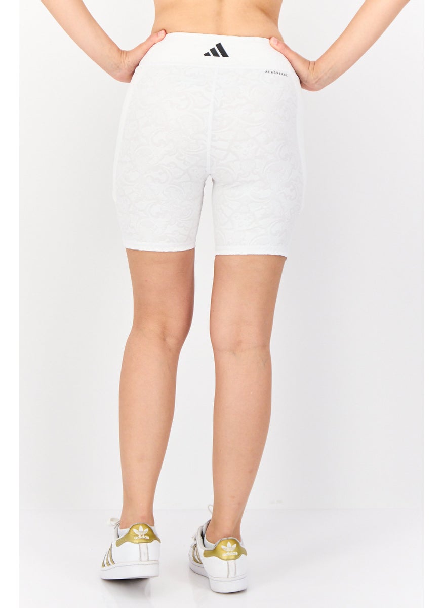 Adidas - Women 2 Pcs Sportswear Fit Tennis Skirts And Short, White - Image 1
