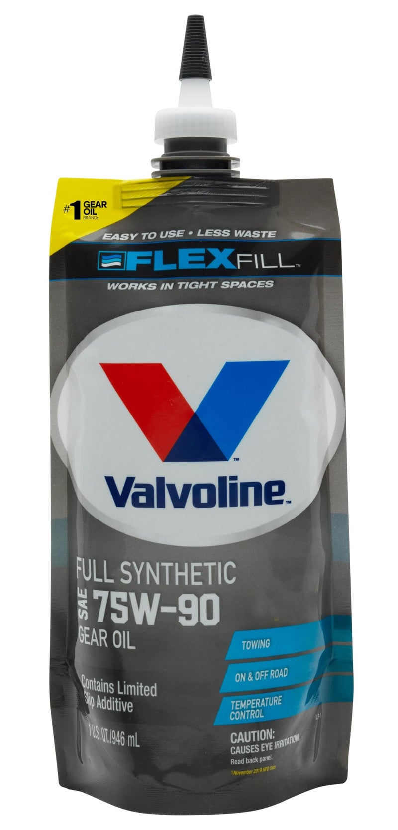 Valvoline Flexfill SAE 75W-90 Full Synthetic Gear Oil 1 QT, Case of 4 - Image 2
