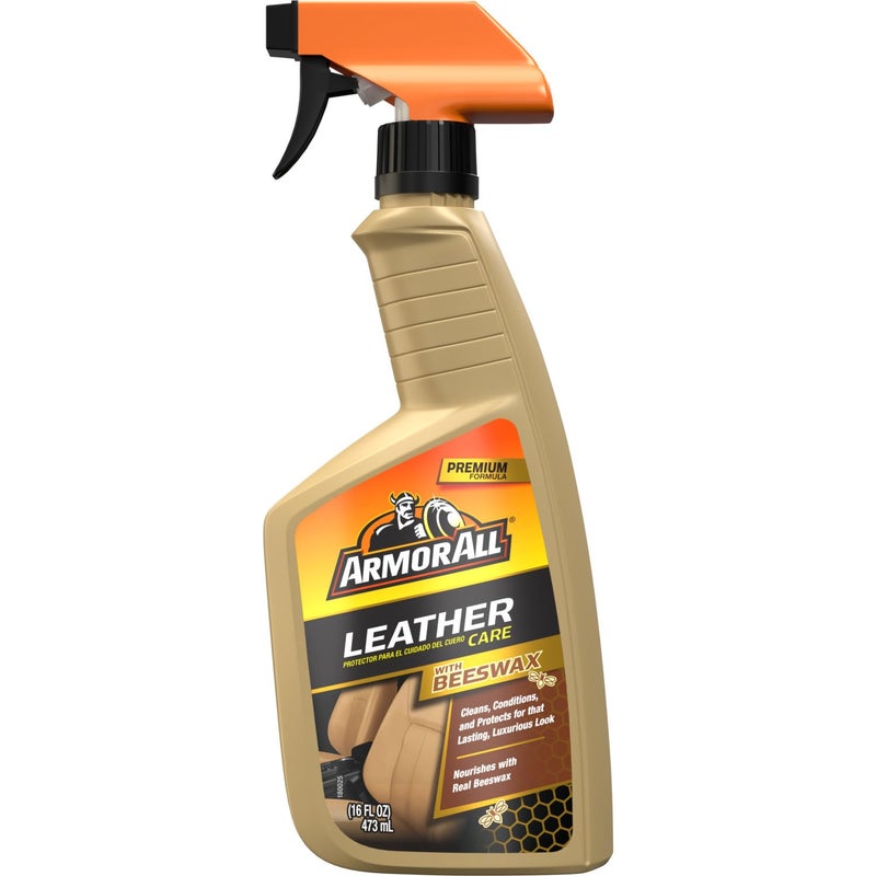 Armor All Car Leather Cleaner Spray Beeswax Leather Care Spray for Cars Trucks Motorcycles 16 Oz Each - Image 3
