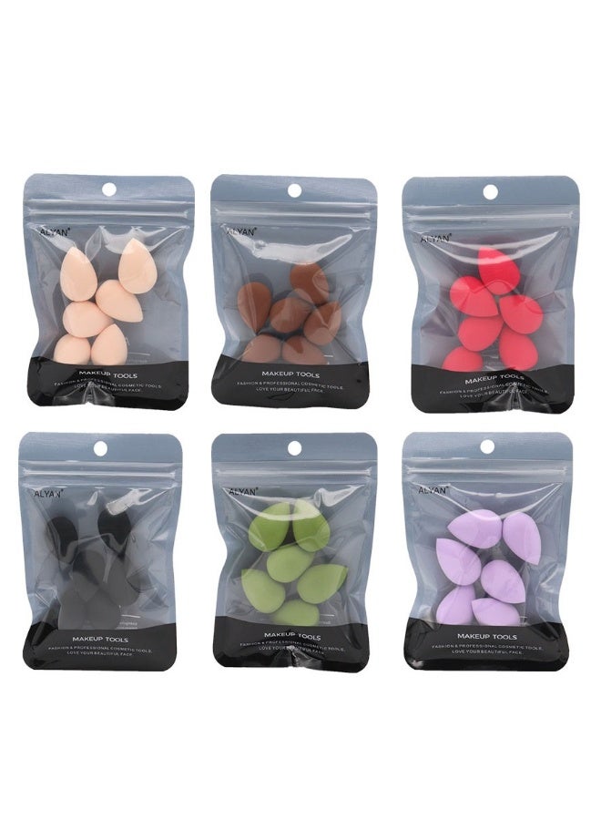 Beauenty Mini Beauty Egg Cotton Ultra Soft Powder Puff with Powder Free Eyeshadow Skin Tone - Image 1