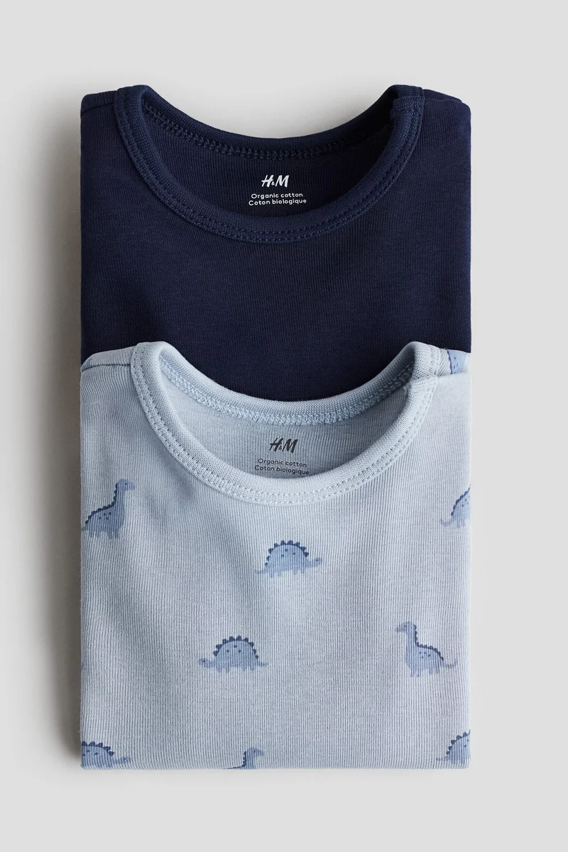 H&M 2-pack long-sleeved bodysuits