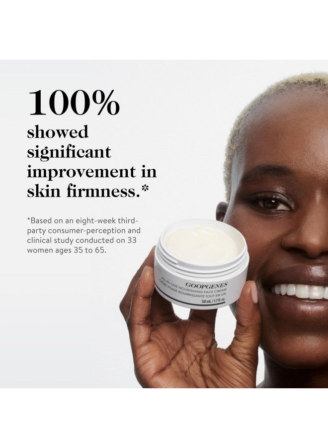 Goop Beauty Nourishing Face Cream Improves Firmness Elasticity & Brightness Botanicals Ceramides & Squalane Anti Wrinkle Face Cream For Morning & Night Silicone & Paraben Free 1.7 Fl Oz - Image 4