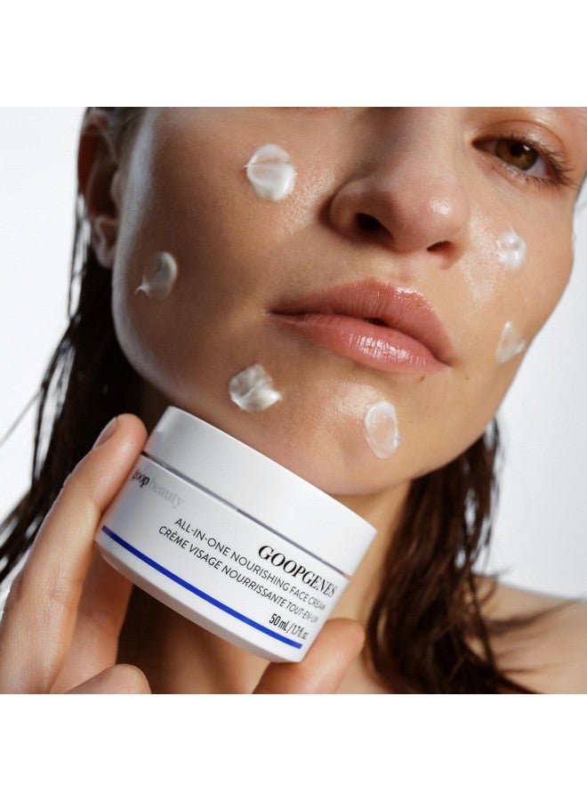 Goop Beauty Nourishing Face Cream Improves Firmness Elasticity & Brightness Botanicals Ceramides & Squalane Anti Wrinkle Face Cream For Morning & Night Silicone & Paraben Free 1.7 Fl Oz - Image 5