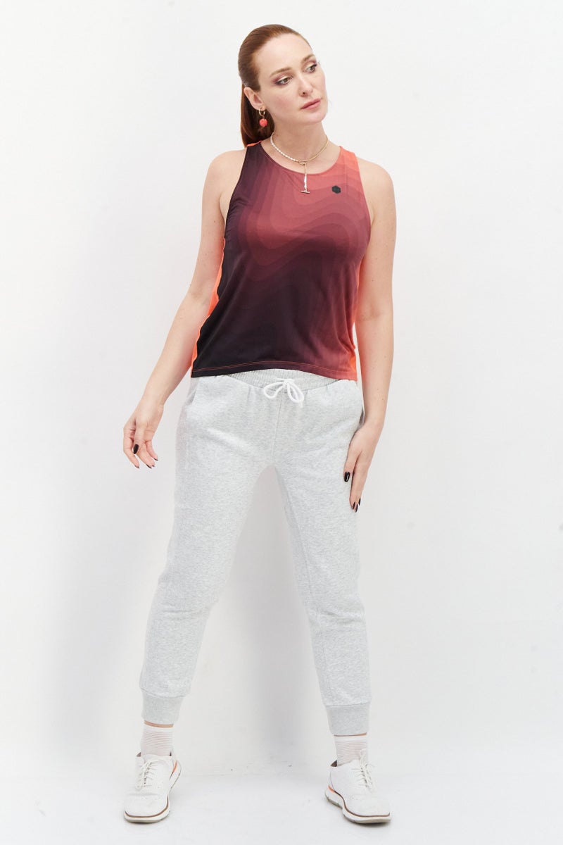 UNDER ARMOUR تي شيرت تدريب رياضي للنساء، مجموعة كورال - Image 2