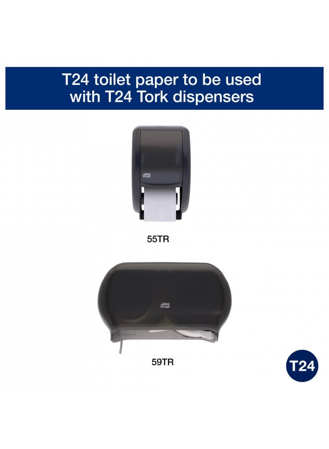 Tork Toilet Paper Roll White T24, Advanced, 2-Ply, 80 x 500 sheets, 2461200 - Image 3