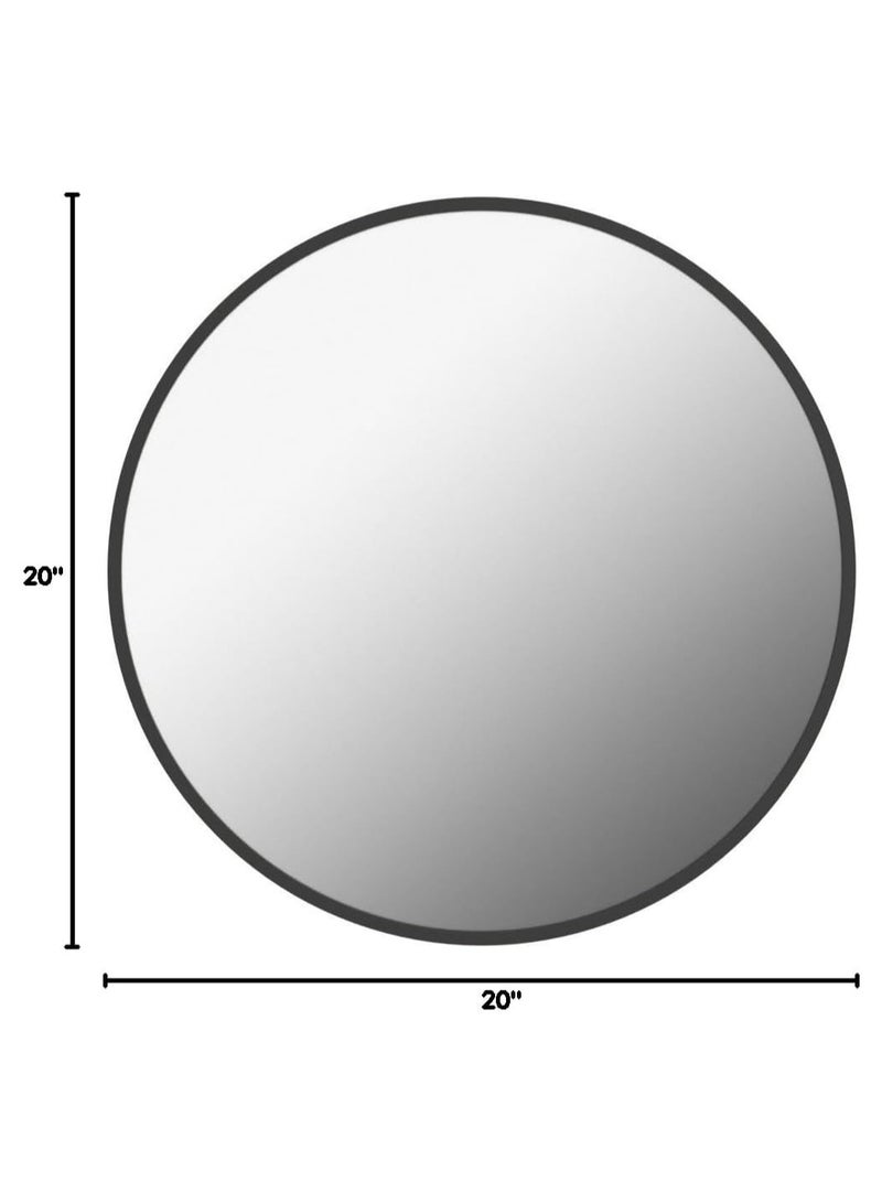 bunca mirror round 20 inch - 50 CM black bunca - Image 3