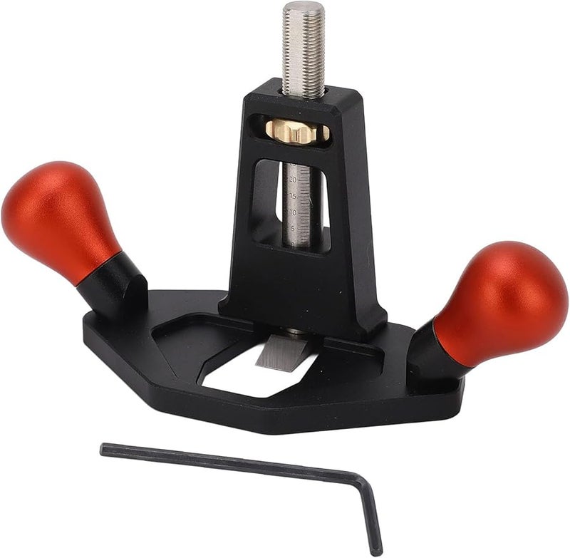 CNC Machined Aluminum Alloy Router Plane Precision Hand Tool For Woodworking - Image 2