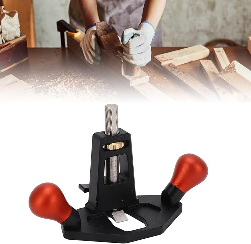 CNC Machined Aluminum Alloy Router Plane Precision Hand Tool For Woodworking - Image 5