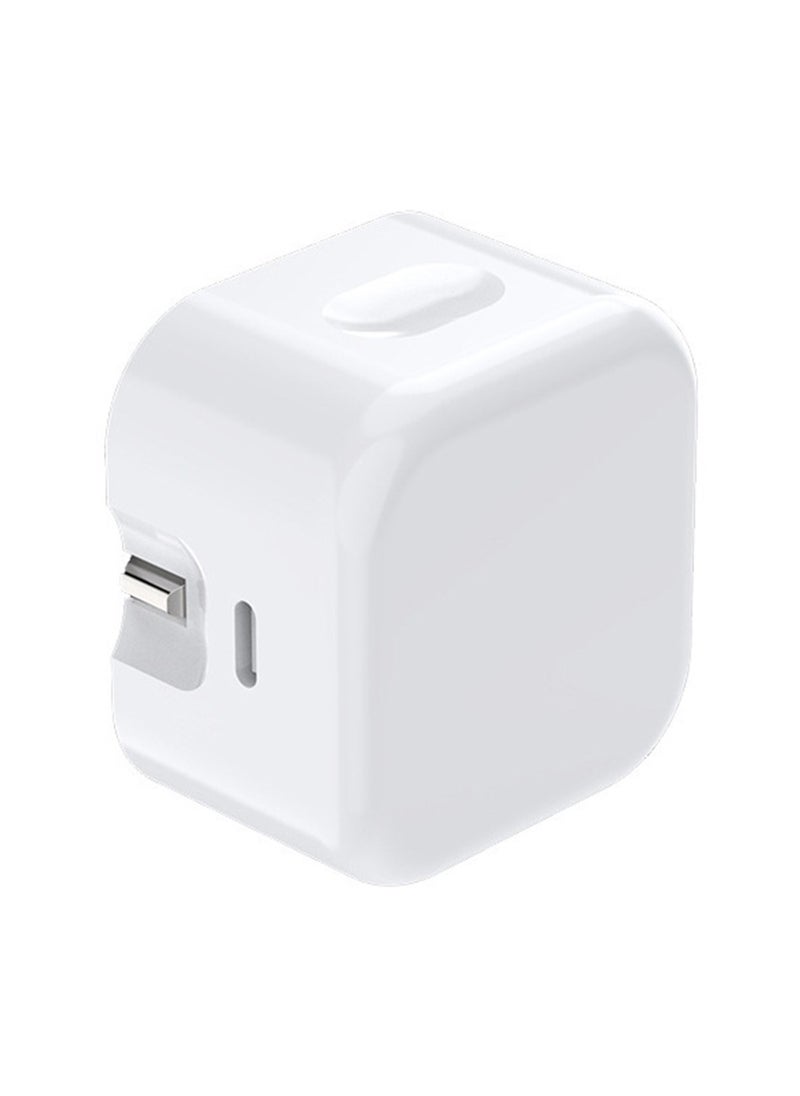 CoomBe - iPhone 35W USB C Fast Charge Adapter, Type C Power Block Wall Charger, Plug Adapter, with 1 Meter 35W Fast Charging Cable, Compatible with iPhone 16 Pro Max, iPhone 16 Pro, iPhone 16 Plus, iPhone 16, iPhone 15 Pro Max, iPhone 15 Pro, iPhone 15 Plus, iPhone 15, White - Image 1