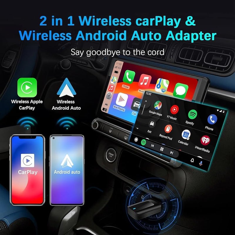 Wireless CarPlay Adapter For Infiniti QX56 2004 To 2013 Plug And Play USB Dongle Color B - Image 1