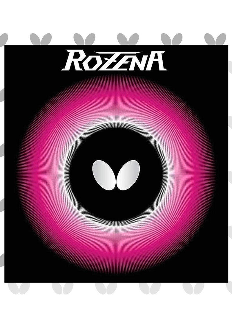 BUTTERFLY Butterfly Rozena Table Tennis Rubber Inverted Professional Butterfly Table Tennis Rubber Red (1.7mm) 4906901186873 - Image 1