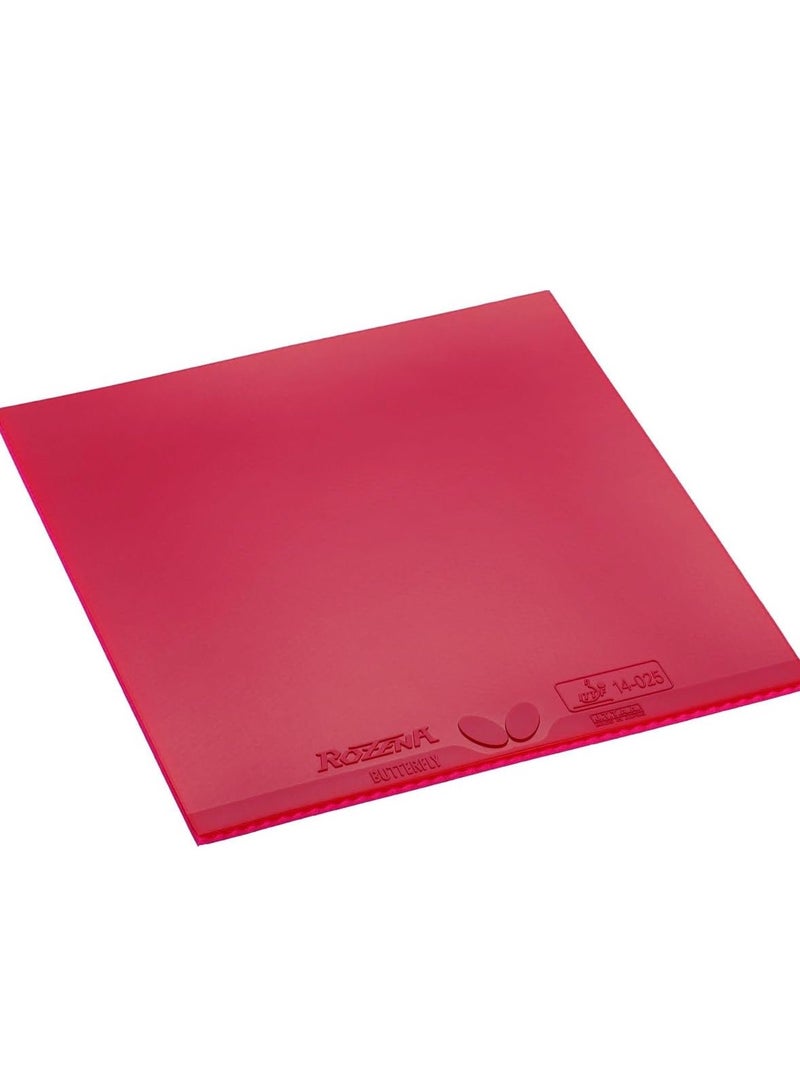 BUTTERFLY Butterfly Rozena Table Tennis Rubber Inverted Professional Butterfly Table Tennis Rubber Red (1.7mm) 4906901186873 - Image 5
