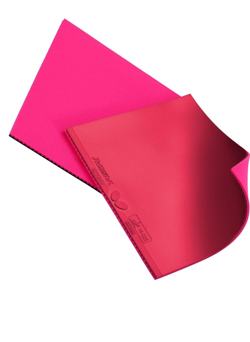 BUTTERFLY Butterfly Rozena Table Tennis Rubber Inverted Professional Butterfly Table Tennis Rubber Red (1.7mm) 4906901186873 - Image 3