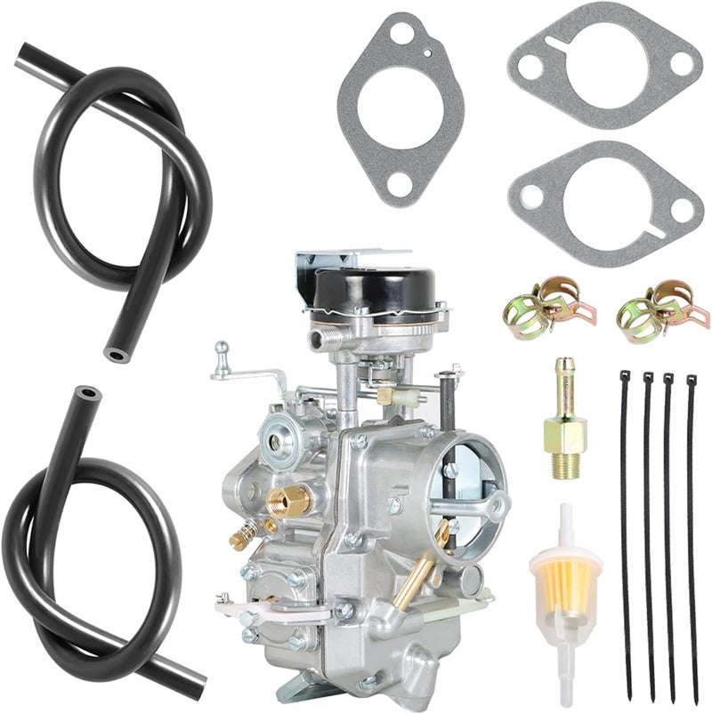 Waltyotur Autolite 1100 Carburetor with Gaskets for 1963-1969 Ford Mustang, Fairlane, Falcon, Comet, Mercury 6 Cylinder Engines - Image 2