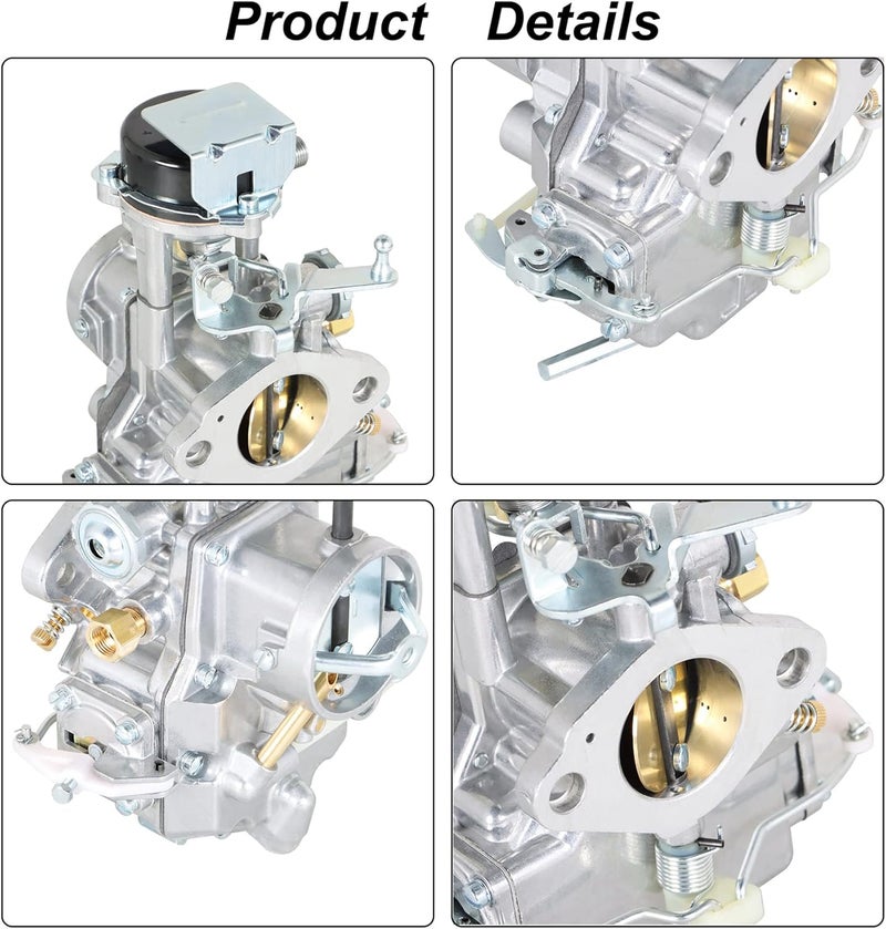 Waltyotur Autolite 1100 Carburetor with Gaskets for 1963-1969 Ford Mustang, Fairlane, Falcon, Comet, Mercury 6 Cylinder Engines - Image 5