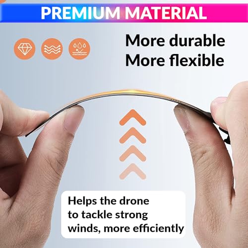 amiciCare DJI Mini 3 Pro Drone Propellers, Low Noise Replacement Drone Wings, Dual Color and Light Weight - Image 2