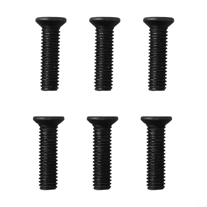 6 Pcs Left Hand Thread Fixing Screw Set M5 M6 22mm Black Metal for Drill Chuck Shank Adapter - Image 2