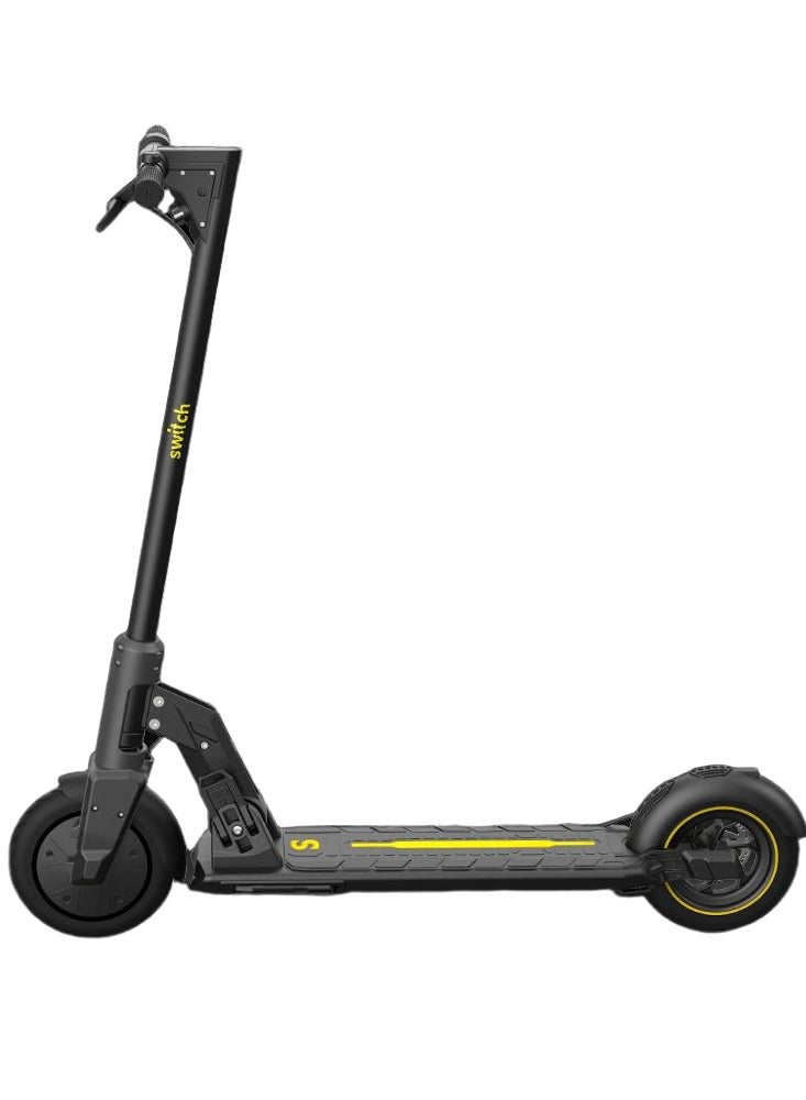Switch Es-B110 Electric Scooter - 350W Motor, 25 Km/H Speed, Rear Suspension, Led Front & Rear Lights For Smooth & Safe City Commuting - Black" - Image 1