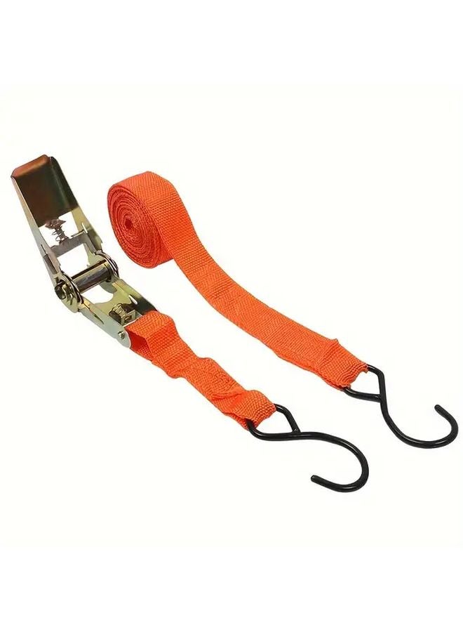 Thickened Ratchet Cargo Lashing Belt Heavy Duty Polypropylene Polyester Automotive Tightener - Image 3