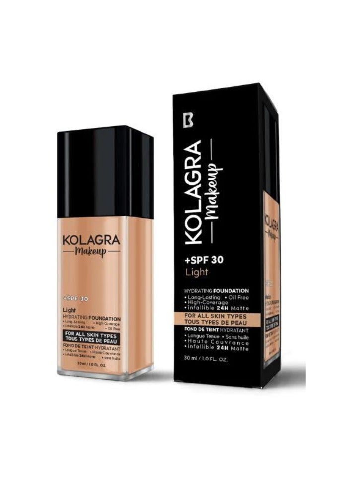 KOLAGRA FOUNDATION MAKE-UP SPF30+ (LIGHT) 30ML