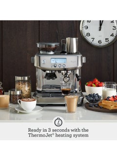 Sage Barista Pro, Bean to Cup Coffee Machine with Grinder and Milk Frother, Black Truffle - UAE Version, 2 Year Warranty  - Image 2