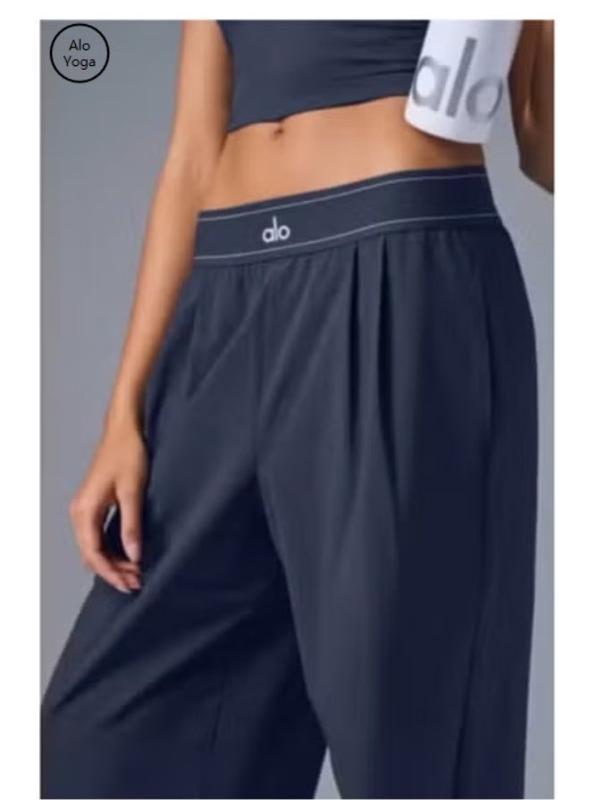 alo YOGA high-waisted wide-leg slacks - Image 1