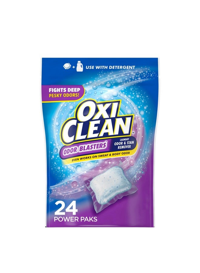 Oxiclean أوكسي كلين مزيل الروائح والبقع باودر الغسيل، 24 حبة - Image 1